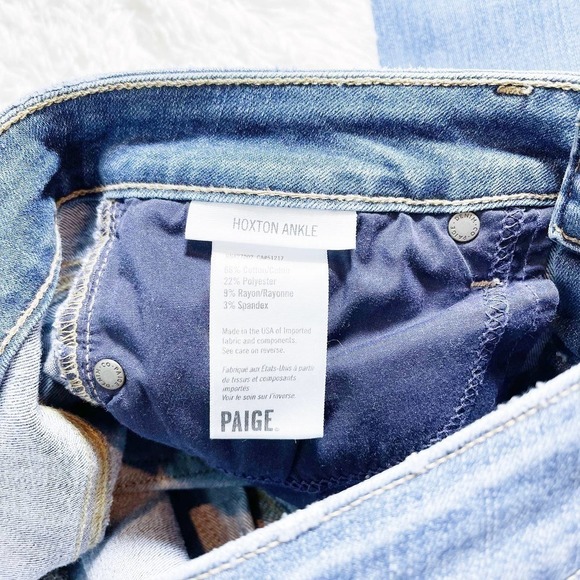 Paige Hoxton Ankle Denim Jeans Skinny Fit SZ27 - Picture 3 of 7
